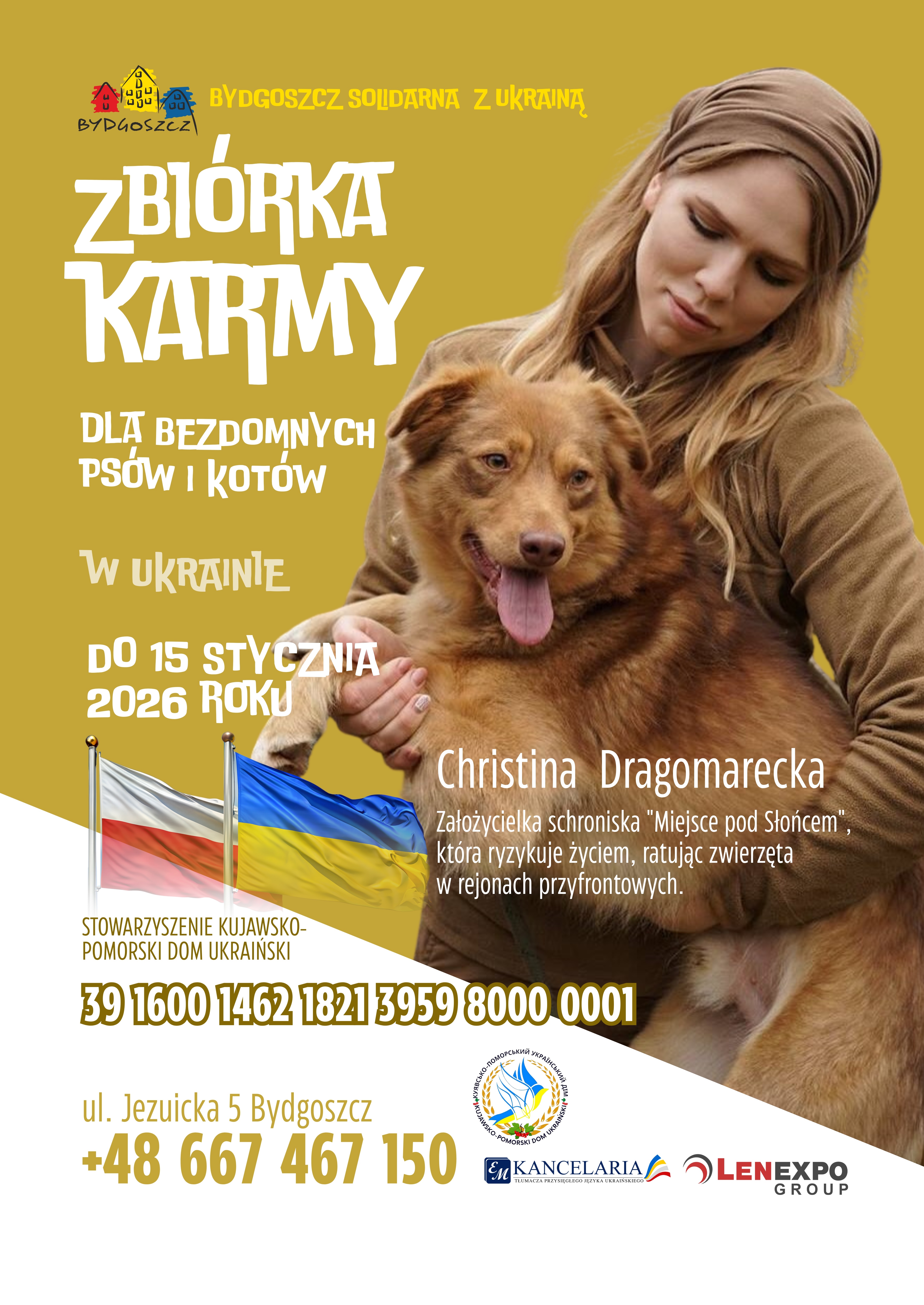 Zbiórka karmy Plakat
